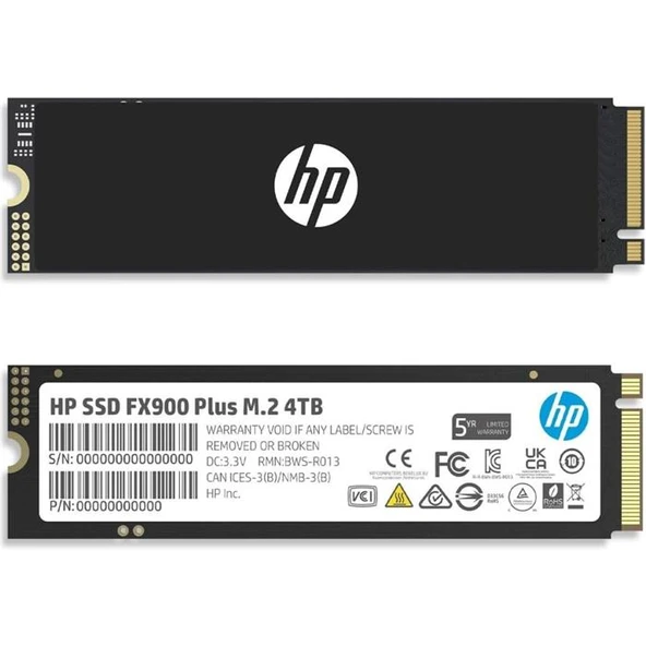 Hp Ssd 7F619AA FX900 Plus 4TB Nvme 7400MB/s-6500MB/s M.2 2280 Ssd (PlayStation 5 Uyumlu) - 2