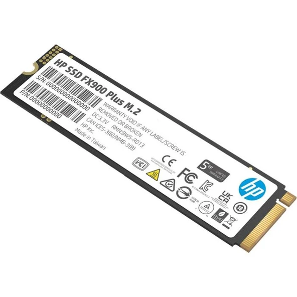 HP SSD FX900 Plus 7F618AA M.2 2 Tb SSD Okuma 7100mb/s Yazma 6300mb/S