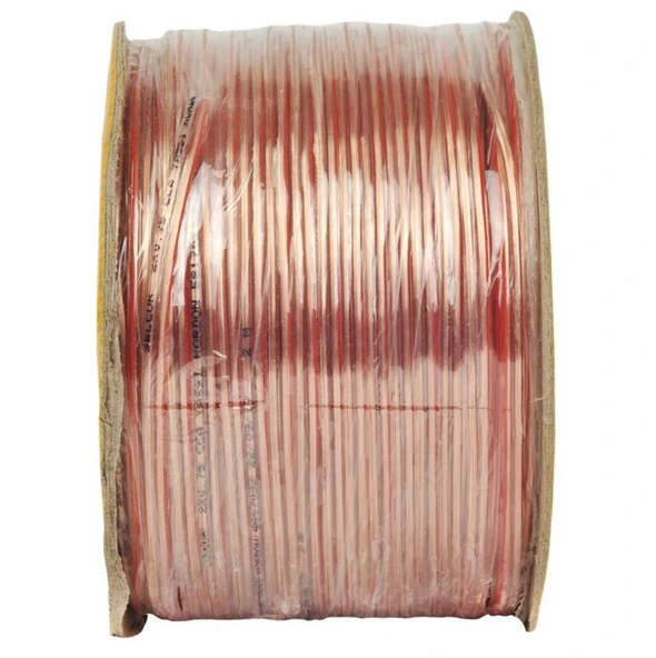 Selçuk 2x0,75 mm Hoparlör Kablosu ŞEFFAF - 2