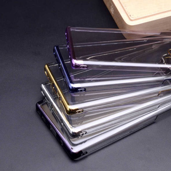 Galaxy Note 9 Kılıf Zore Tareks Şeffaf Kapak - 5