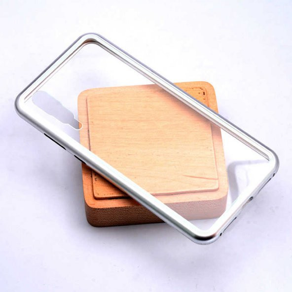 Huawei P20 Pro Kılıf Zore Devrim Mıknatıslı Cam Kapak - 5