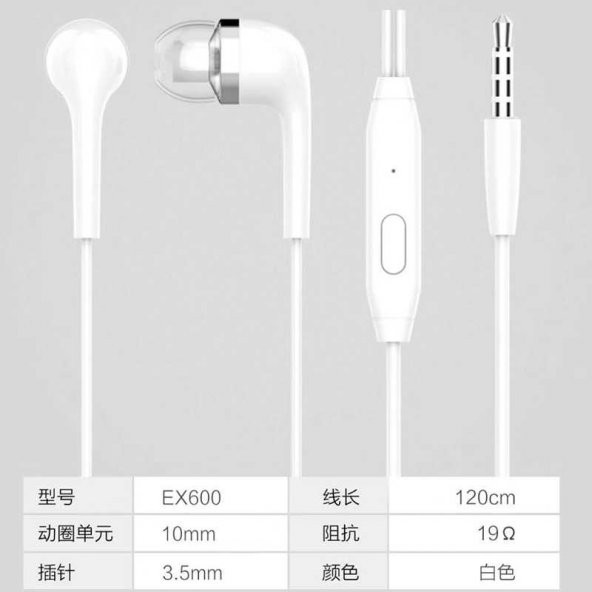 Zolcil XE600 3.5mm Mp3 Stereo Kulaklık - 4