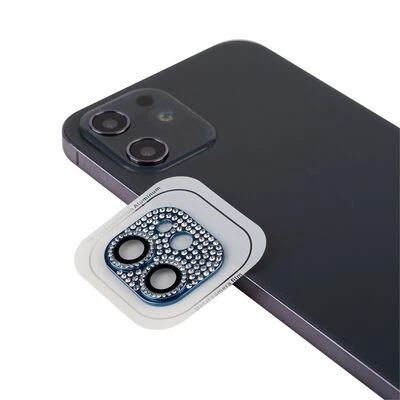 Apple iPhone 11 İçin Taş Detaylı CL-08 Kamera Lens Koruyucu