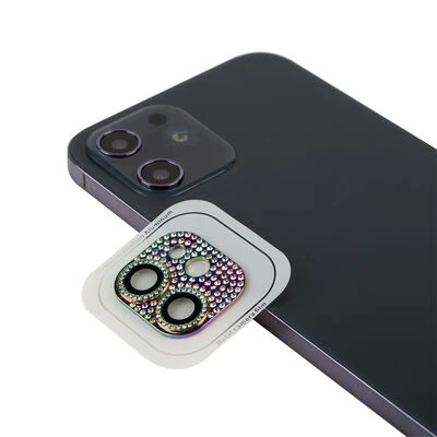 Apple iPhone 11 İçin Taş Detaylı CL-08 Kamera Lens Koruyucu