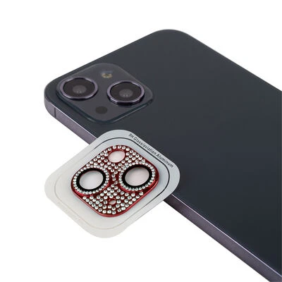 Apple iPhone 13 İçin Taş Detaylı CL-08 Kamera Lens Koruyucu