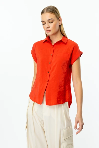 On Kısa Kol Gömlek Haki - 2