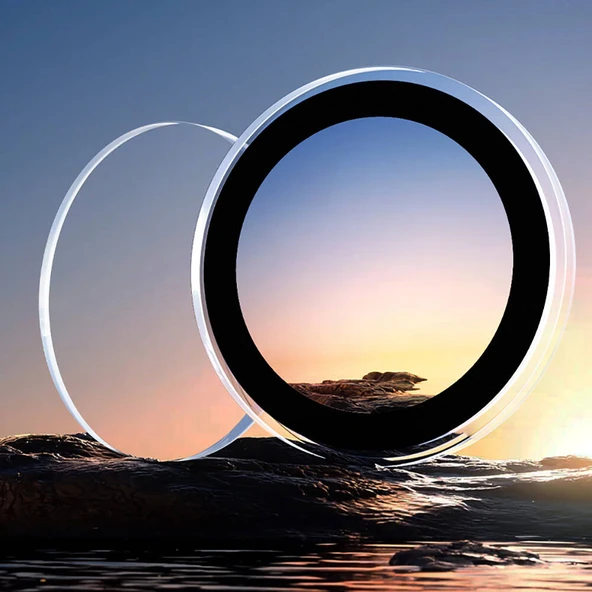 iPhone 12 Pro Max Anti Parmak İzi Özellikli CL-11 Kamera Lens Koruyucu - 2