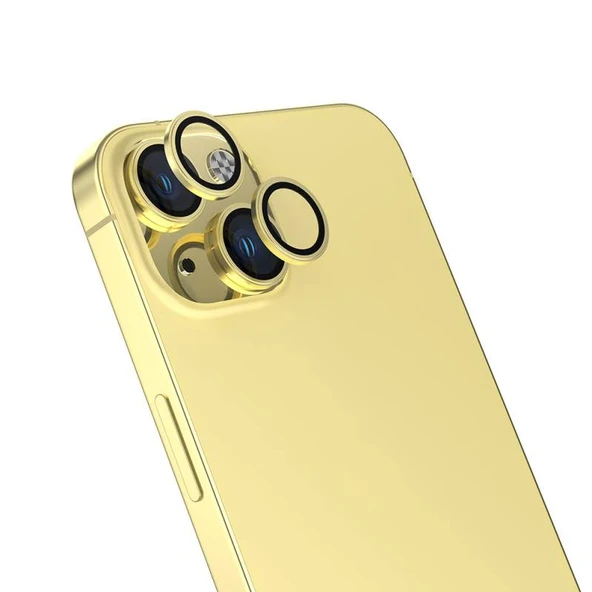 iPhone 15 Plus İçin Şık CL-13 Kamera Lens Koruyucu