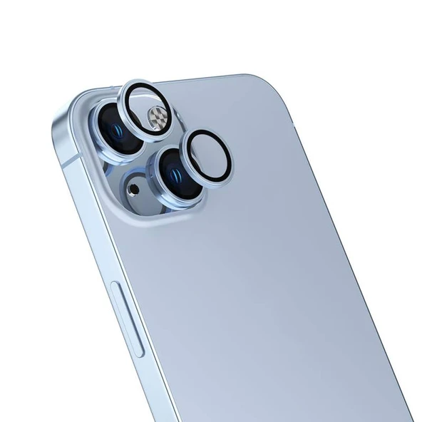 iPhone 15 İçin Şık CL-13 Kamera Lens Koruyucu