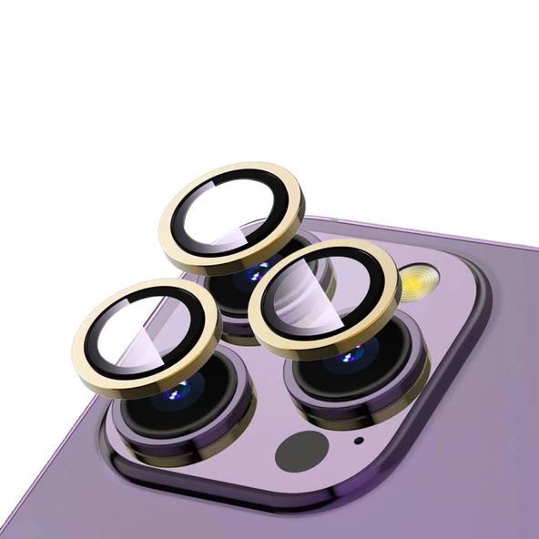 Apple iPhone 13 Pro Max Uyumlu Kamera Lens Koruyucu Anti FingerPrint Özellikli CL-12 Protector