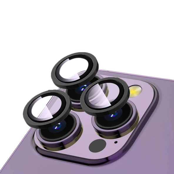 Apple iPhone 15 Pro Uyumlu Kamera Lens Koruyucu Anti FingerPrint Özellikli CL-12 Protector