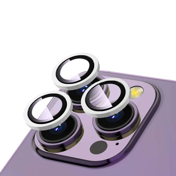 Apple iPhone 13 Pro Max Uyumlu Kamera Lens Koruyucu Anti FingerPrint Özellikli CL-12 Protector