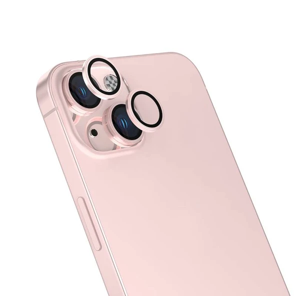 iPhone 15 Plus İçin Şık CL-13 Kamera Lens Koruyucu