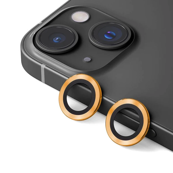 Apple iPhone 14 Uyumlu Kamera Lens Koruyucu Anti FingerPrint Özellikli CL-12 Protector