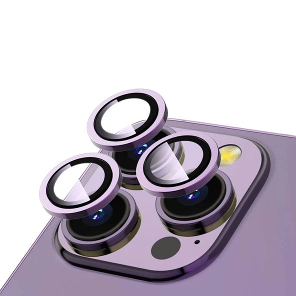 Apple iPhone 14 Pro Uyumlu Kamera Lens Koruyucu Anti FingerPrint Özellikli CL-12 Protector