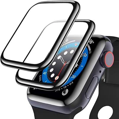 Apple Watch 44mm Ekran Koruyucu Ultya İnce Yapılı PMMA Silikon Body