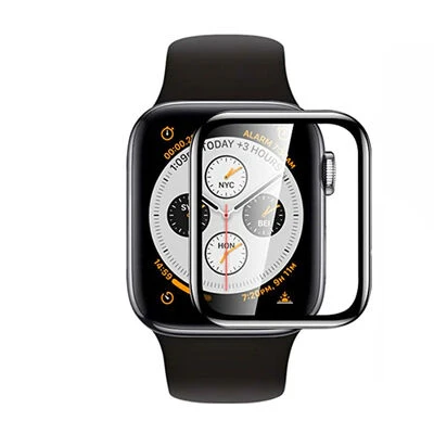 Apple Watch 7 45mm İçin PMMA Pet Ekran Koruyucu Ultra İnce Yapılı