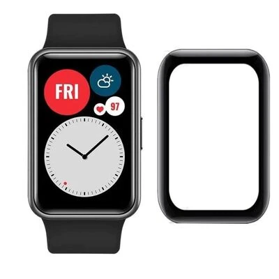 Huawei Watch Fit 2 PMMA Pet Ekran Koruyucu Ultra İnce Yapılı