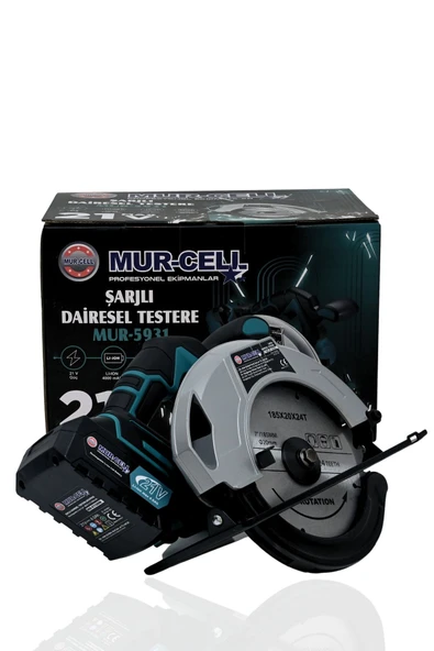 Profesyonel Lazerli Sunta Kesme Daire Testere Makinesi 21V 4.0Ah - Resim 4