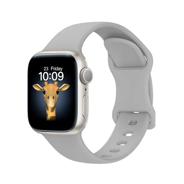 Apple Watch 10 46mm Esnek Soft Yüzeyli Ayarlanabilir Silikon Kordon KRD131