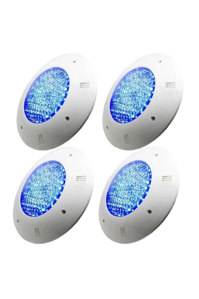 4 Adet 30 Watt Led Mavi Sıva Üstü Havuz Lambası Tenda 12 Volt vice avm