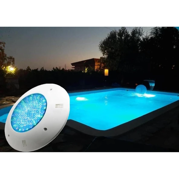 30 Watt 12 Volt Tenda Sıva Üstü Ledli Havuz Lambası Turkuaz 30w 12v