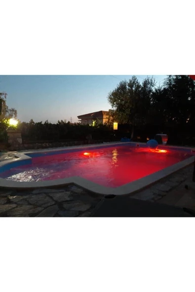 4 Adet 30 Watt Led Mavi Sıva Üstü Havuz Lambası Tenda 12 Volt vice avm - 4