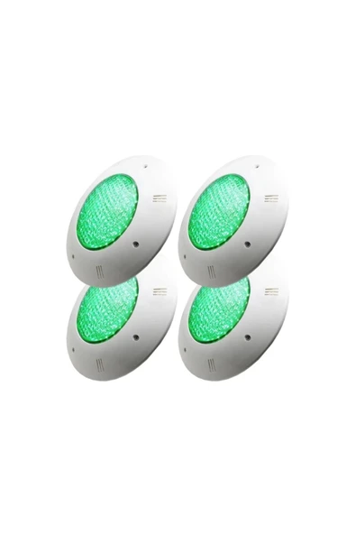 4 adet 30 Watt Led Yeşil Sıva Üstü Havuz Lambası Tenda