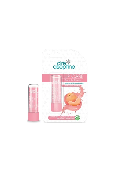 Lip Care Peach Shine Renkli Dudak Bakım Kremi 4,5 G
