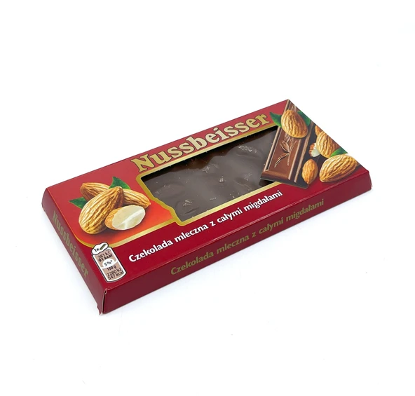 Nussbeisser Bütün Bademli Sütlü Çikolata 100 g
