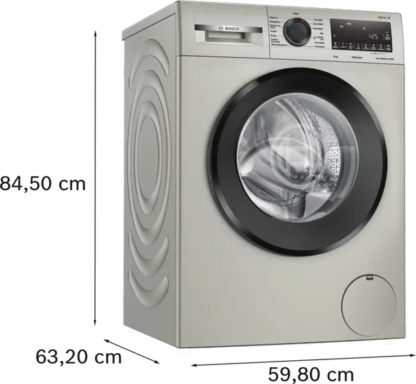 Bosch WGA242ZXTR 9 kg 1200 Devir Çamaşır Makinesi - 4
