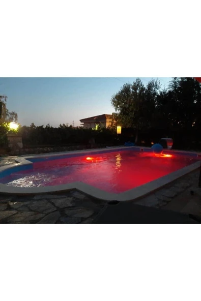 2 Adet 32 Watt Led Turkuaz Sıva Üstü Havuz Lambası Tenda - 4