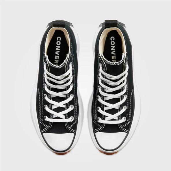 Converse Run Star Hike Unisex Siyah Platform Sneaker 166800C - 10