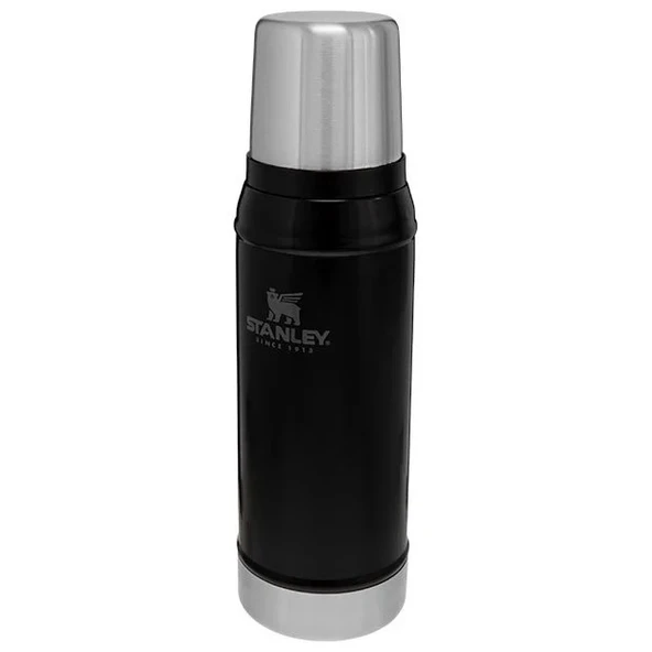 Stanley Klasik Vakumlu Paslanmaz Çelik Termos 0.75 LT - Matte Black Pebble - 3