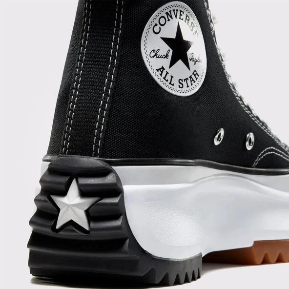 Converse Run Star Hike Unisex Siyah Platform Sneaker 166800C - 9