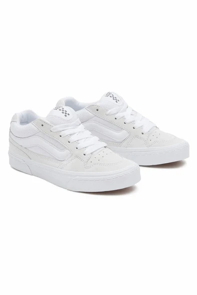 Vans Caldrone Suede Mesh Whıte Kadın Ayakkabı VN0007P9WHT1 - Resim 2