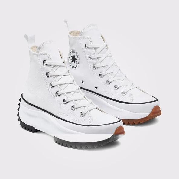 Converse Run Star Hike Unisex Beyaz Platform Sneaker 166799C - 2