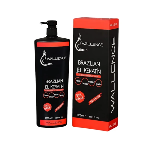 Wallence Brazilian Jel Keratin Dumansız Kokusuz 1000 ML.