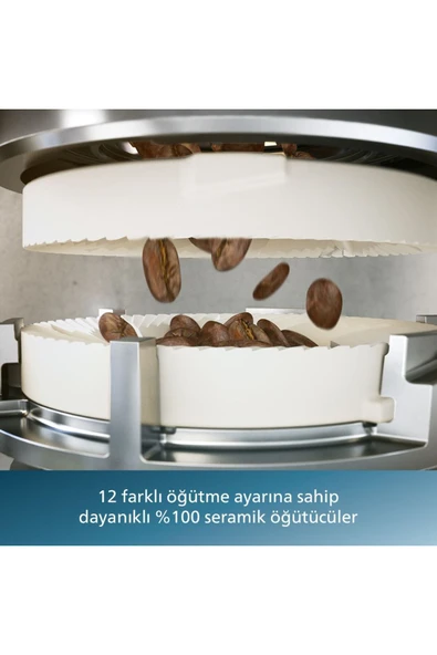 Philips LatteGo Tam Otomatik Espresso Makinesi, 12 Sıcak ve Soğuk İçecek, Silent Brew, EP4446/70 - 8