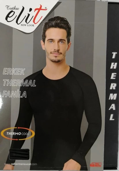 Tutku Elit Erkek Uzun Kol Termal Üst Fanila Kışlık İçlik - 2