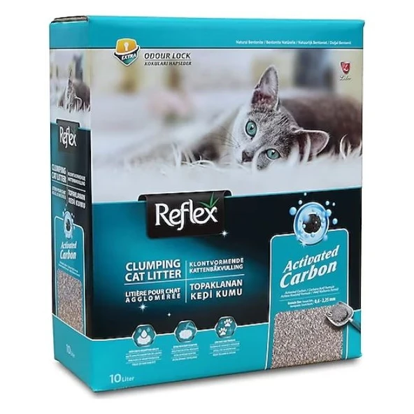 Reflex Aktif Karbonlu Kedi Kumu 10 L ürün görseli