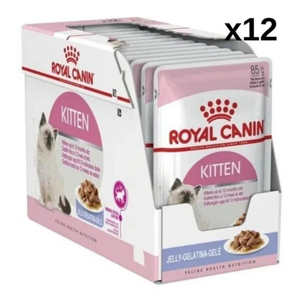 Royal Canin Kitten Jelly Yavru Kedi Yaş Mama 85 gr x 12 Adet