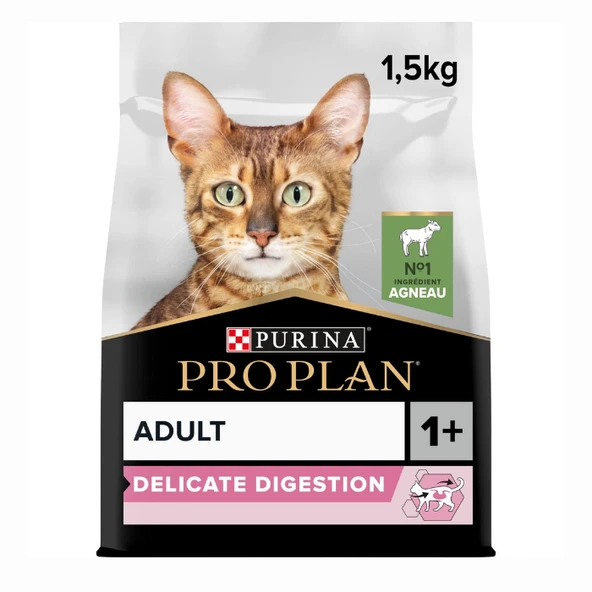 Pro Plan Delicate Digestion Kuzu Etli Hassas Sindirim Kedi Maması 1,5 kg