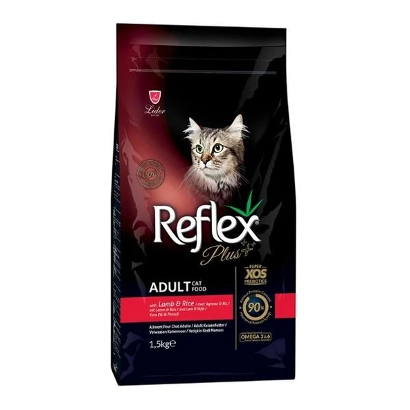 Reflex Plus Kuzu Etli ve Pirinçli Yetişkin Kedi Maması 1,5 kg ürün görseli
