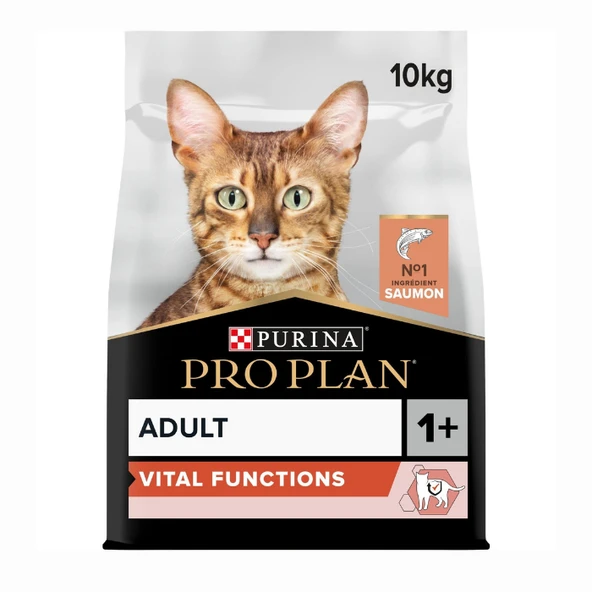 Pro Plan Vital Functions Somonlu Yetişkin Kedi Maması 10 kg