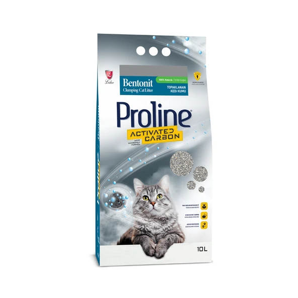 Proline Aktif Karbonlu Kedi Kumu 10 L