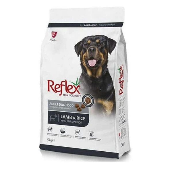 Reflex Kuzu Etli ve Pirinçli Yetişkin Köpek Maması 3 kg ürün görseli