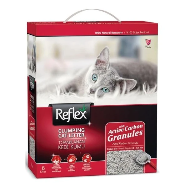 Reflex Granül Aktif Karbonlu Kedi Kumu 6 L