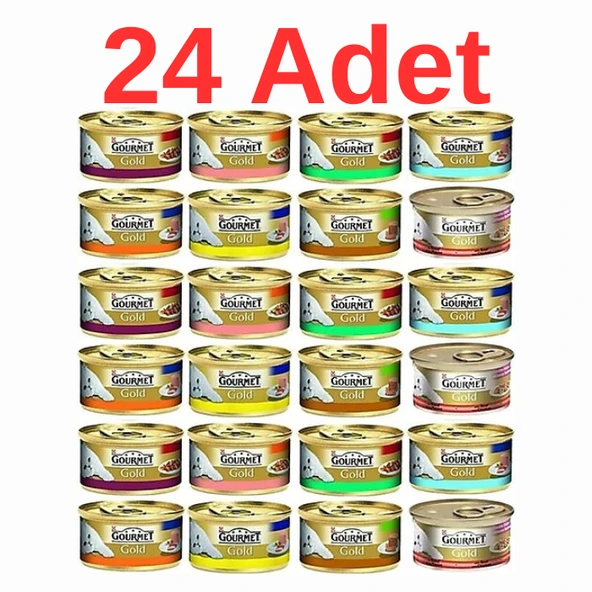 Pro Plan Gourmet Gold Karışık 24'lü Paket