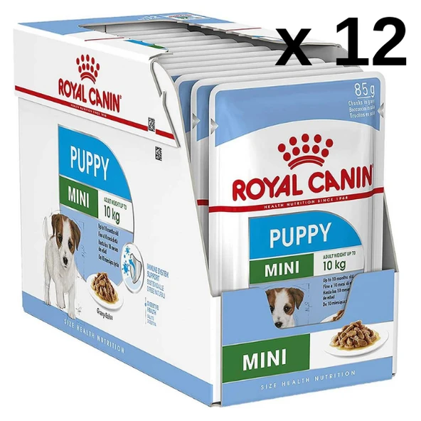 Royal Canin Mini Puppy Yaş Köpek Maması 85 gr x 12 Adet